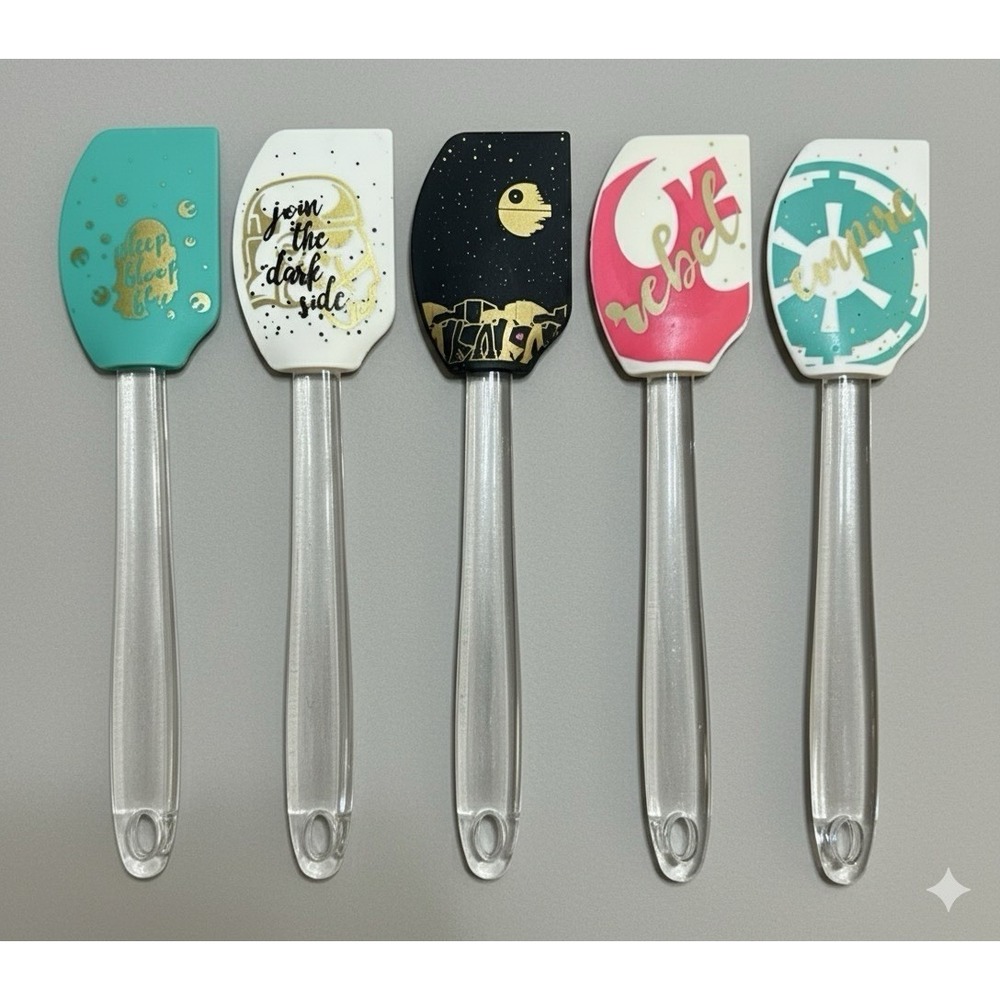 Star Wars Silicone Spatula Set of 5 UT USA LLC Lucasfilm R2-D2 Rebel Empire